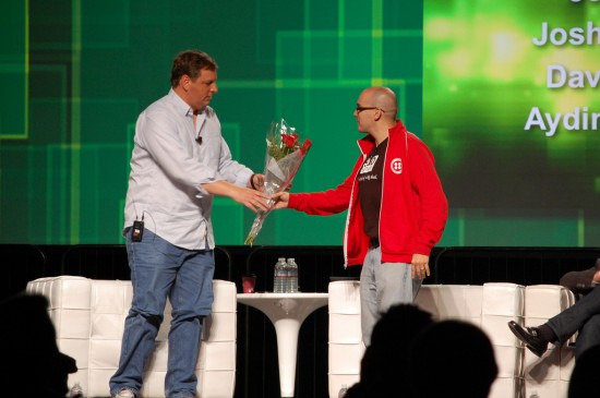 Michael Arrington and Dave McClure Rose Exchange