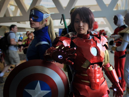 Captain America & Iron Woman