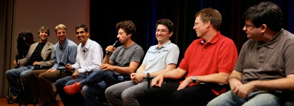 Google Chrome team leads + Larry Page and Sergey Brin 