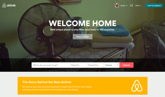 Airbnb welcome home