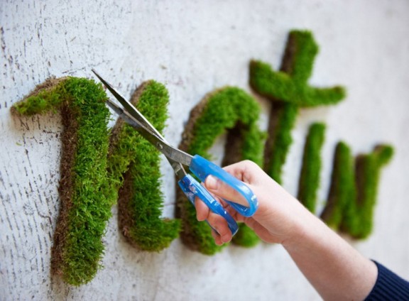 Moss Graffiti