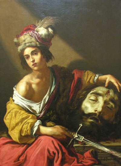 Claude Vignon: David with the Head of Goliath (c. 1620-23)