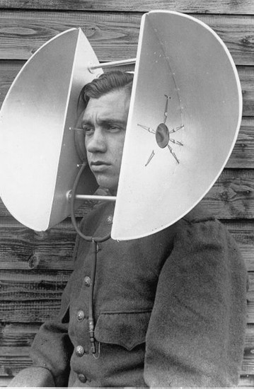 head mounted listening device