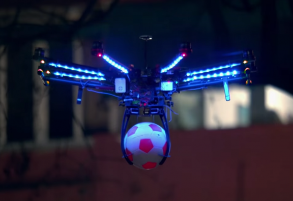 pepsi drone football