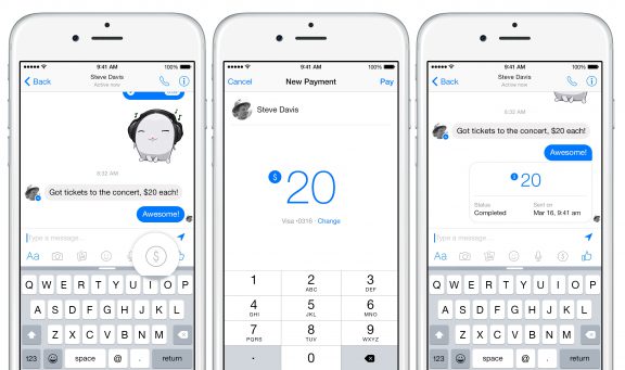 Payments in Facebook Messenger
